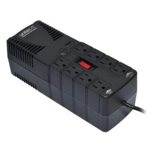 Regulador Automático De Voltaje 1200va · 8 Tomas Protegidas